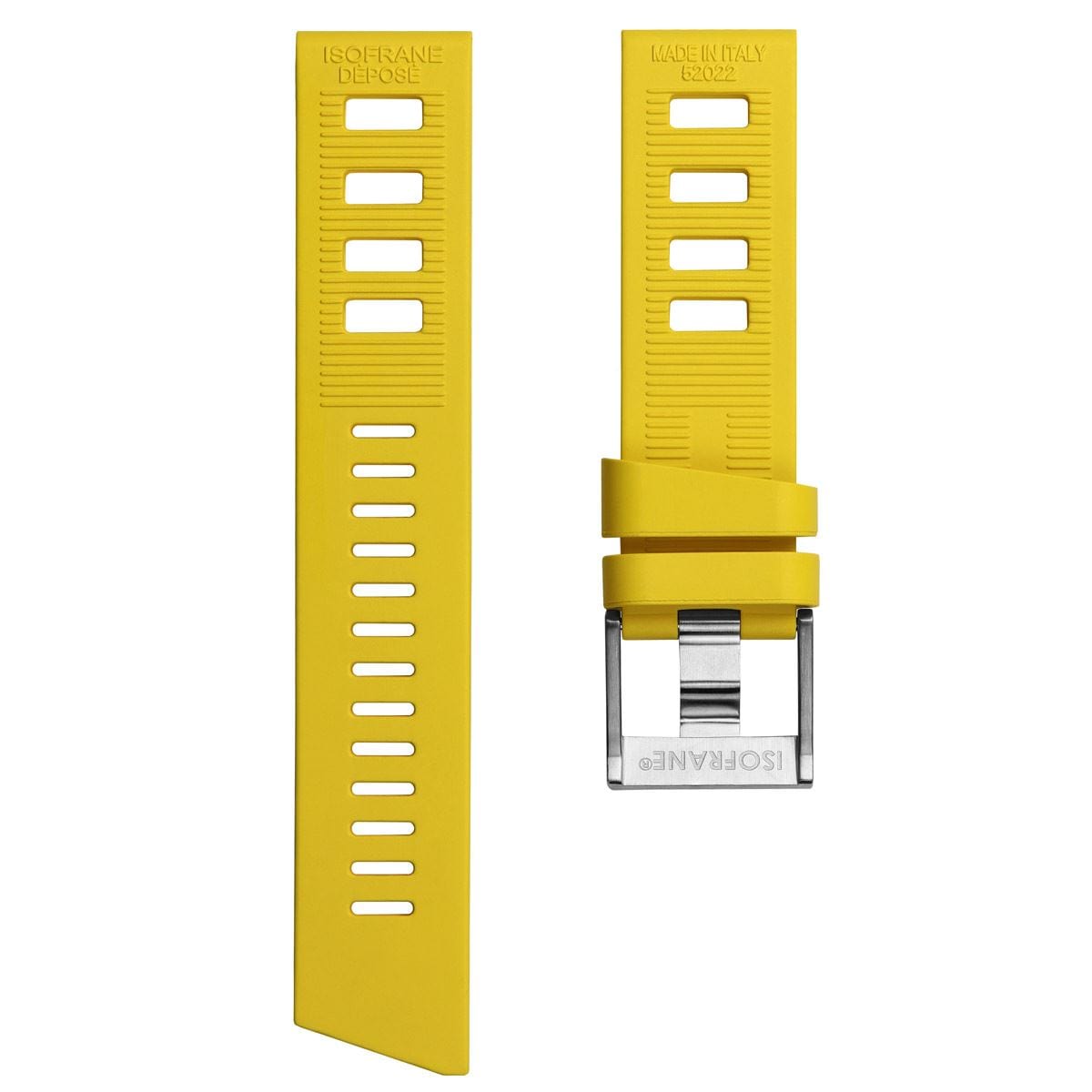 ISOfrane Rubber Strap with RS Buckle - Yellow