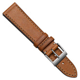 Leuven Cavallo Flat Handmade Horse Leather Watch Strap - Cognac