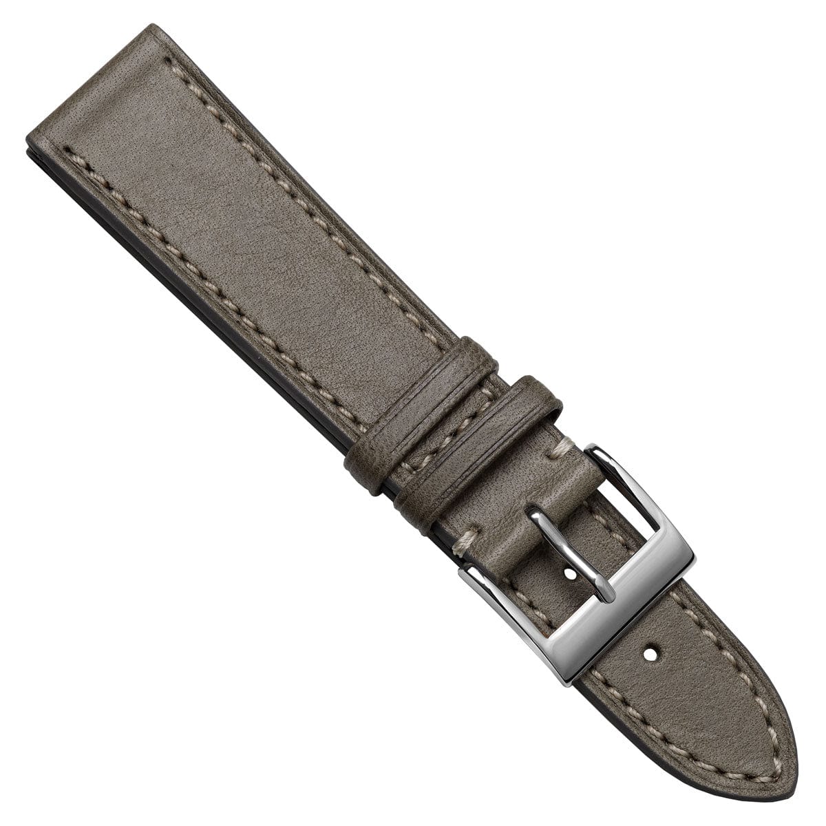 Leuven Cavallo Flat Handmade Horse Leather Watch Strap - Taupe