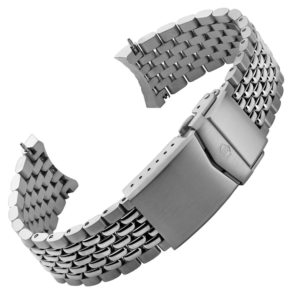 20mm Retro Beads Of Rice Stainless Steel Bracelet