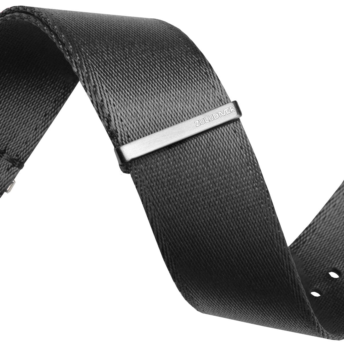 ZULUDIVER 1973 British Military Watch Strap: ARMOURED RECON - Admiralty Grey, Satin