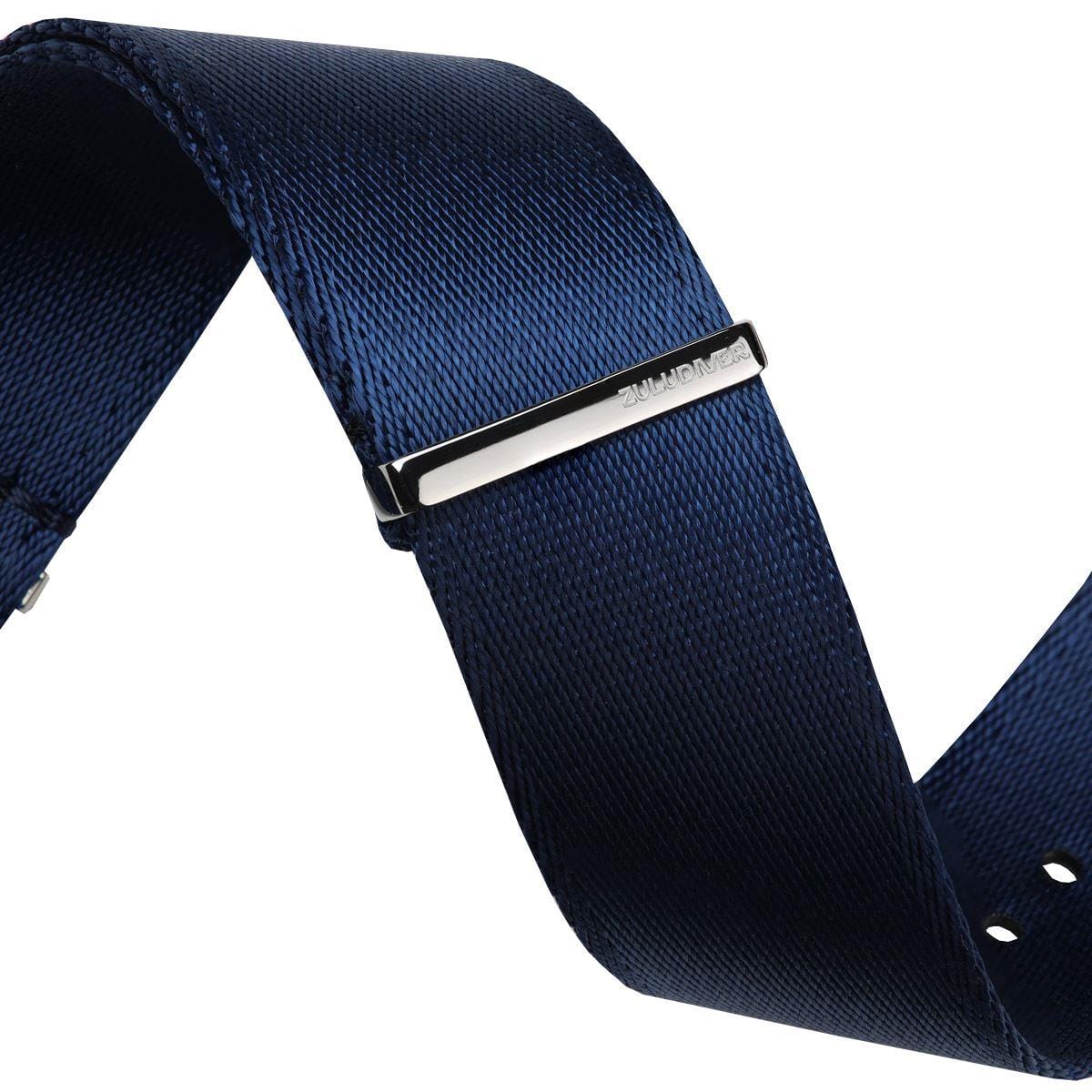 ZULUDIVER 1973 British Military Watch Strap: ARMOURED RECON - Navy Blue, Polished