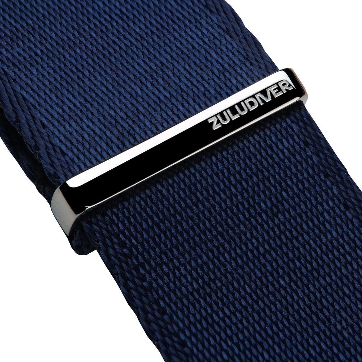 ZULUDIVER 1973 British Military Watch Strap: ARMOURED RECON - Navy Blue, Polished