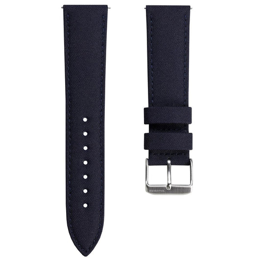 SEAQUAL® Upcycled Fabric ZULUDIVER Watch Strap - Dark Blue