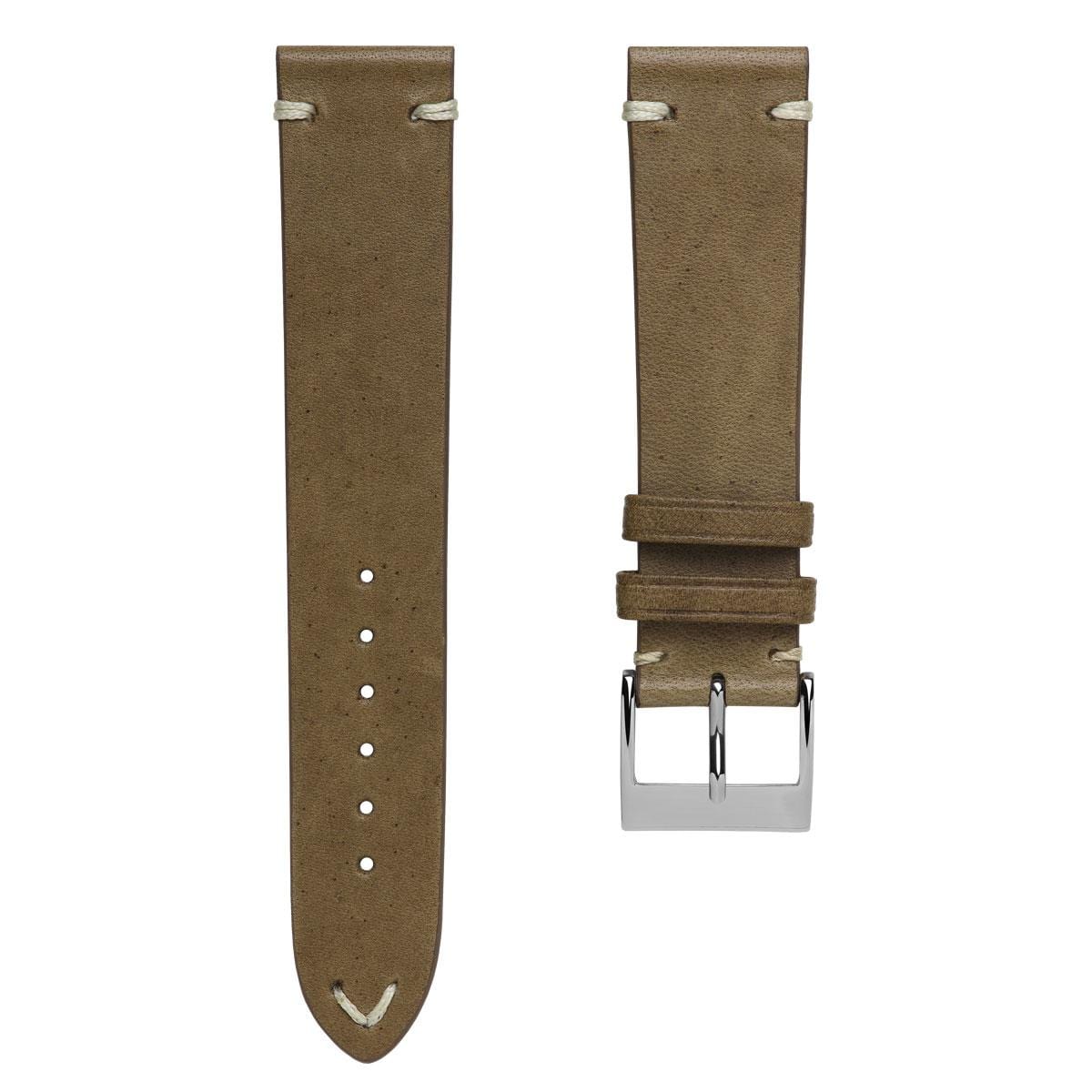 Vintage Cavallo Horse Leather Watch Strap - Beige