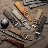 Vintage Cavallo Horse Leather Watch Strap - Brown