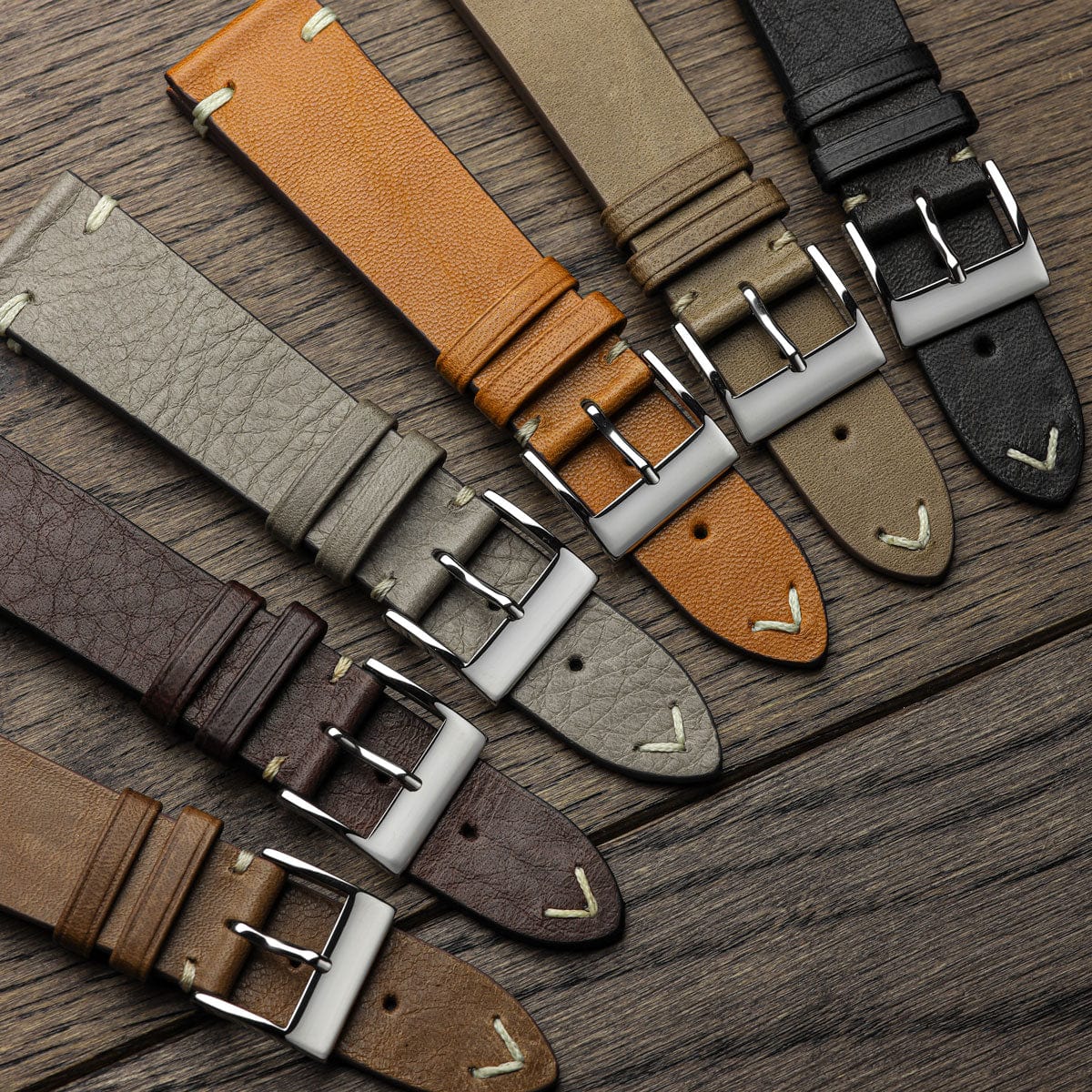 Vintage Cavallo Horse Leather Watch Strap - Brown