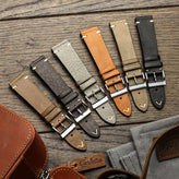 Vintage Cavallo Horse Leather Watch Strap - Cognac