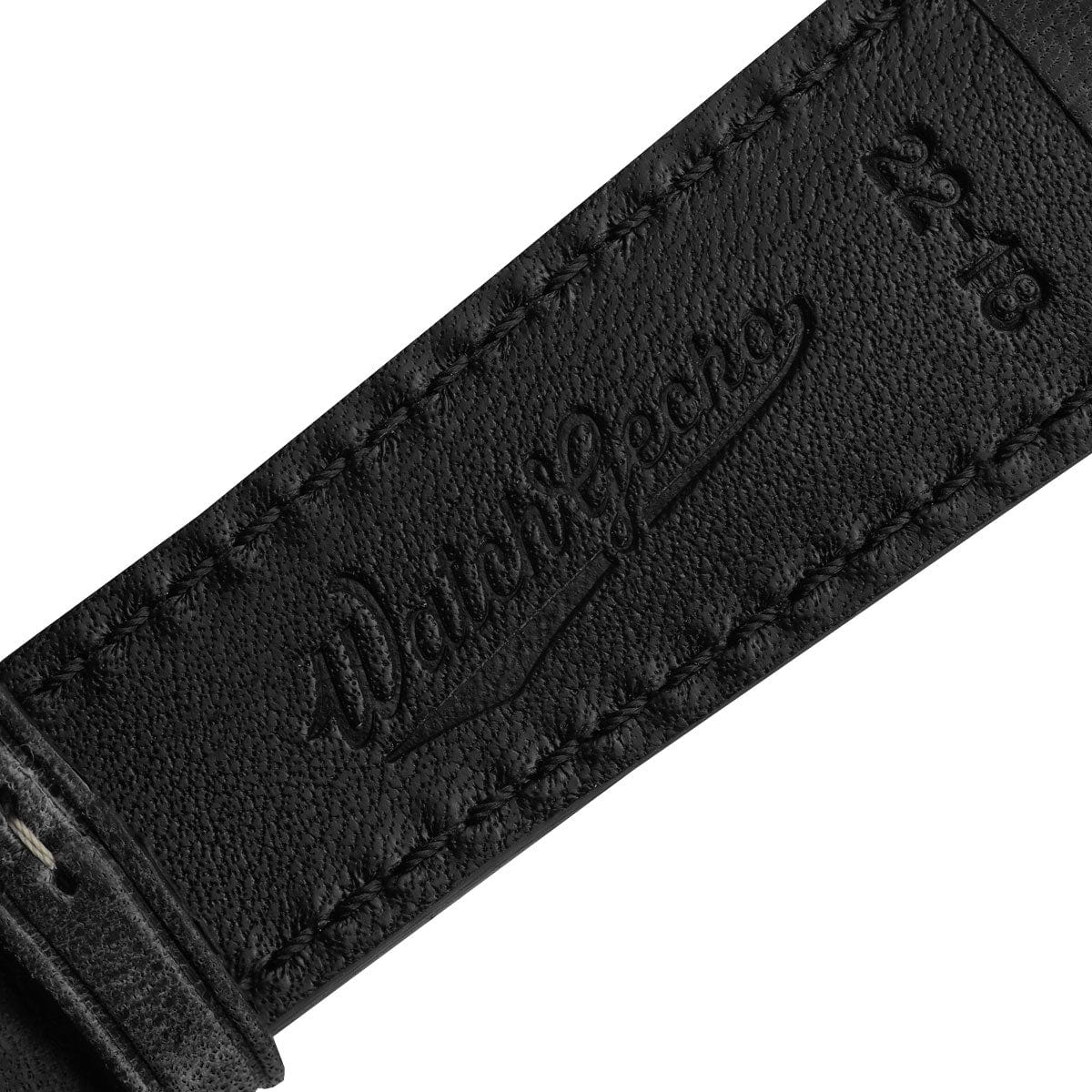 Original Vintage Highley Genuine Leather Watch Strap - Black