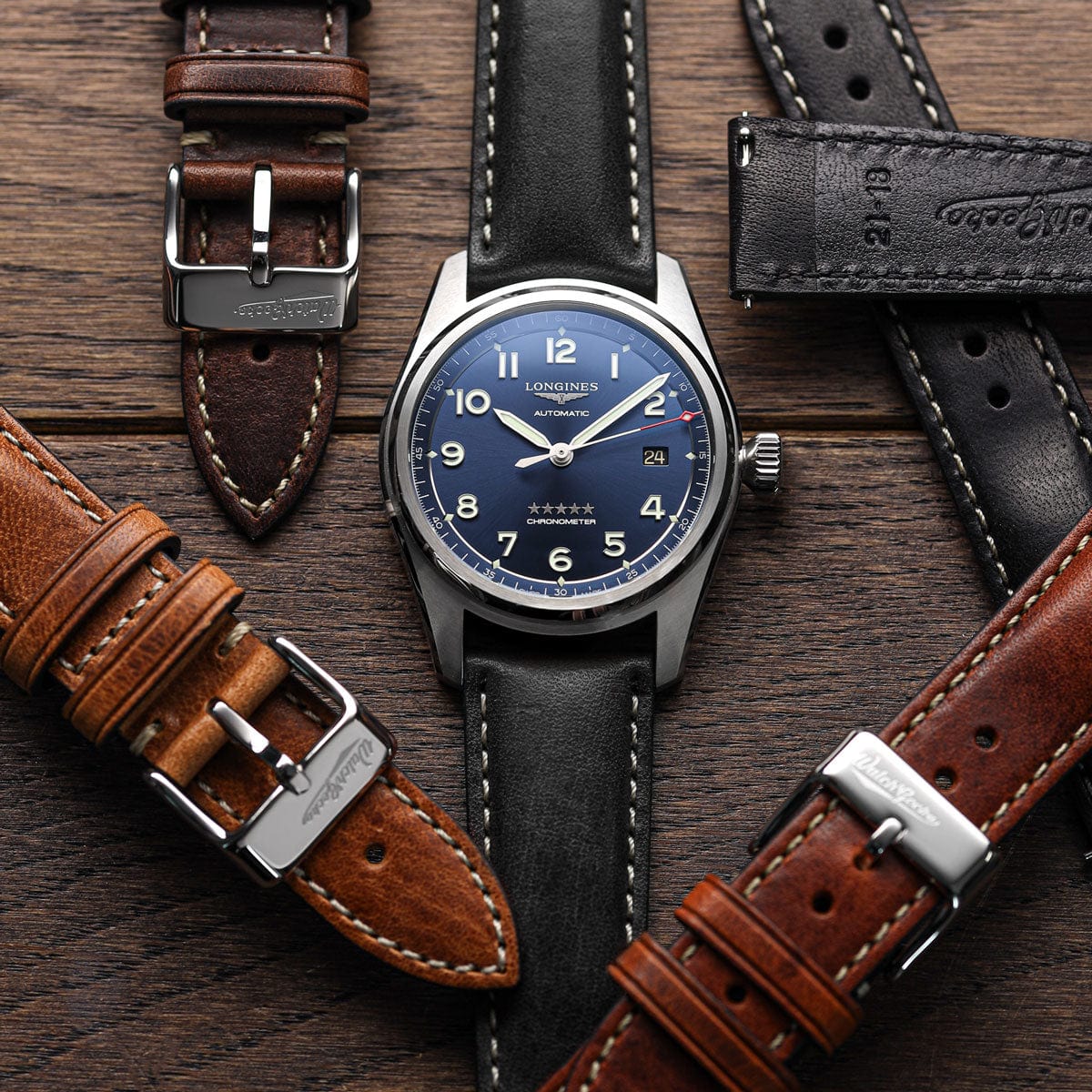 Vintage Highley Genuine Leather Watch Strap