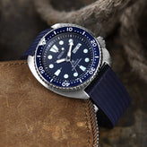 400 CTS Italian Rubber Divers Reversible Watch Strap - White  - Super Luminova