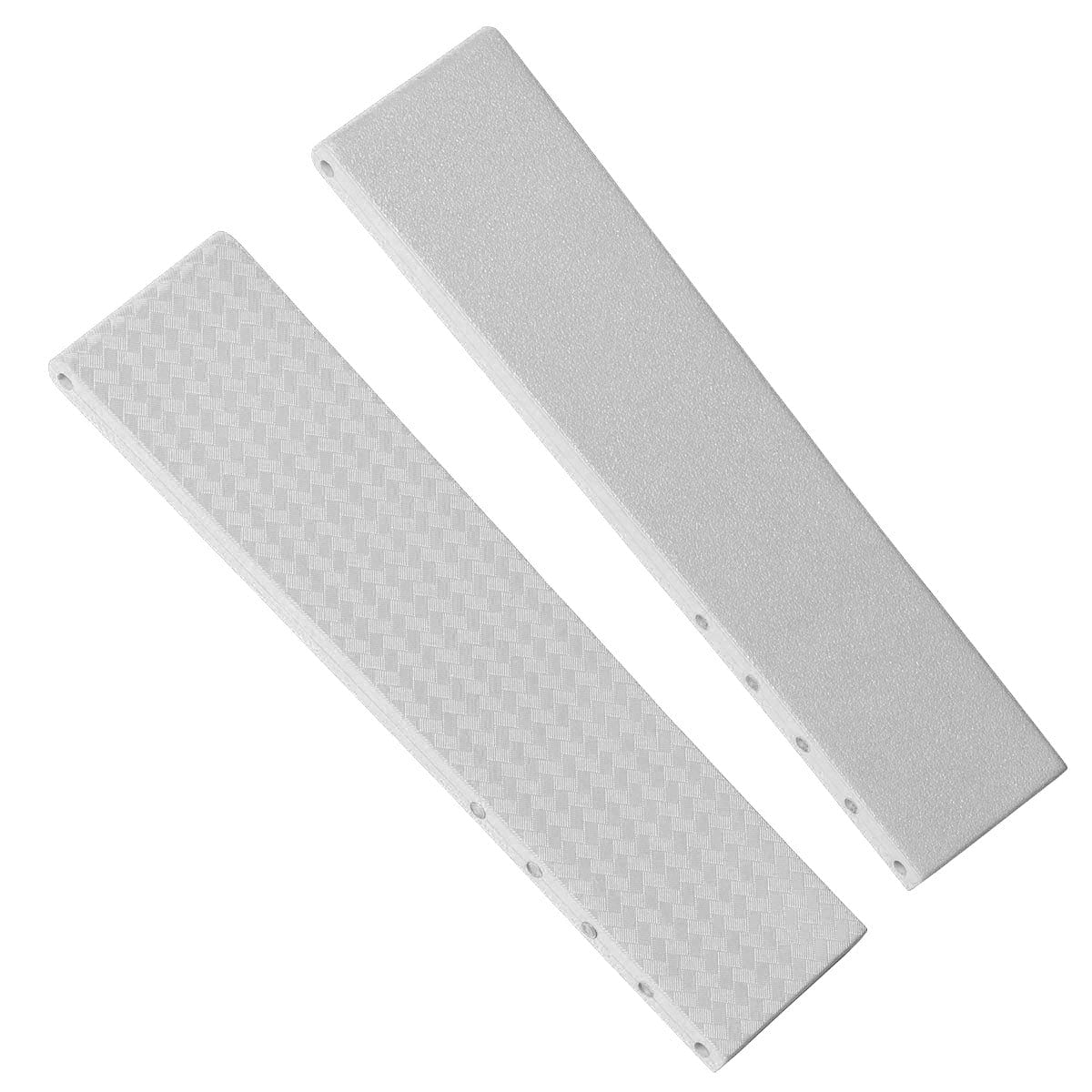 400 CTS Italian Rubber Divers Reversible Watch Strap - White  - Super Luminova