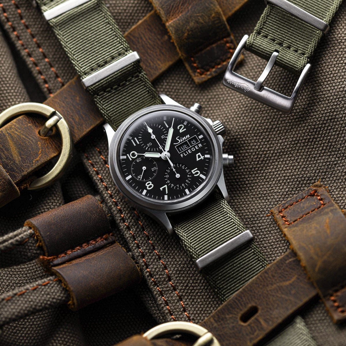 WatchGecko Signature Military Nylon Watch Strap - Bond