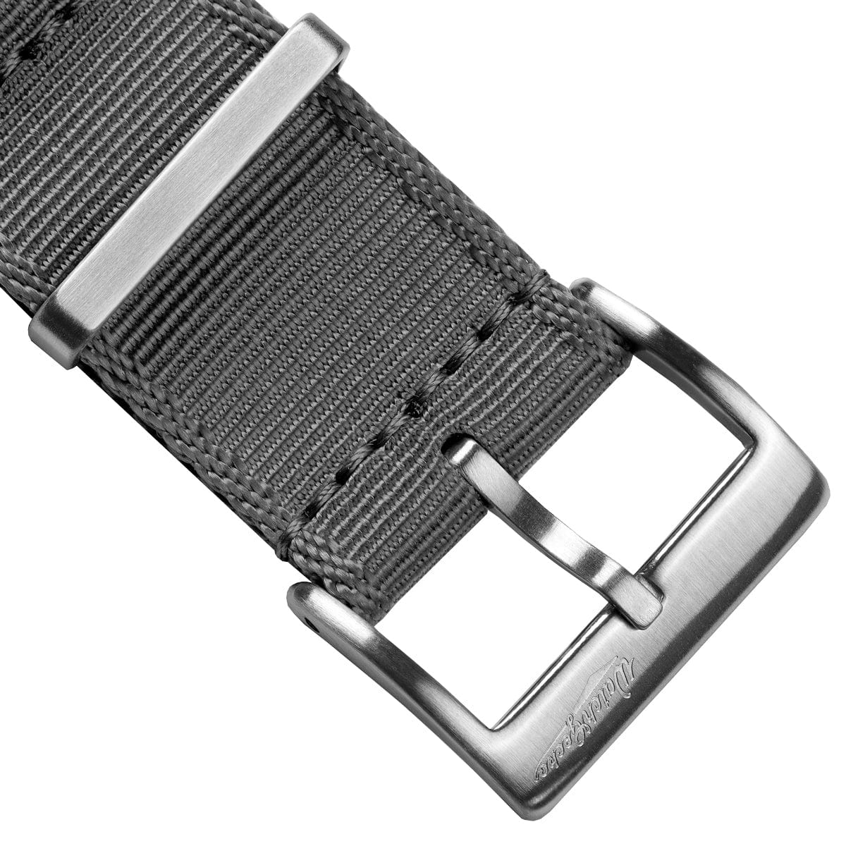 WatchGecko Signature Military Nylon Watch Strap - Grey