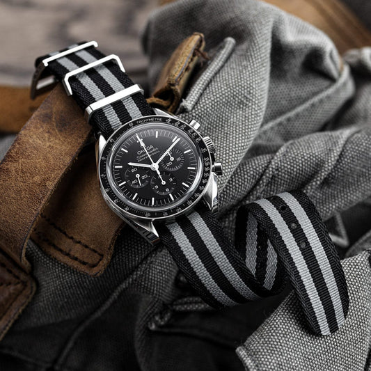 WatchGecko Signature Single Pass NATO Strap - Bond