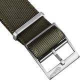 WatchGecko Signature Single Pass NATO Strap - Olive Green