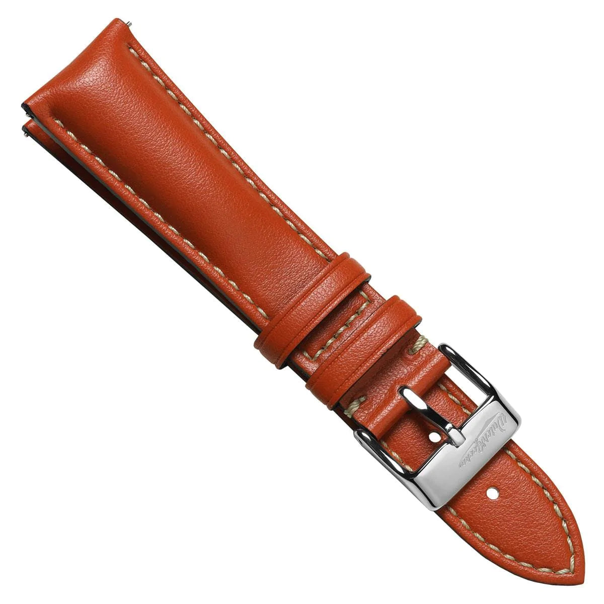 Vintage Highley Italian Vegan Leather Watch Strap - Red Birch