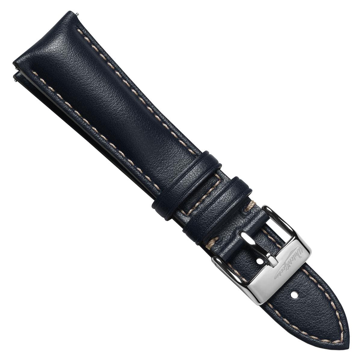Vintage Highley Italian Vegan Leather Watch Strap - Blue Atlas