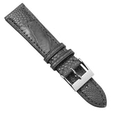 Durbuy Ostrich Leg Handmade Watch Strap - Grey
