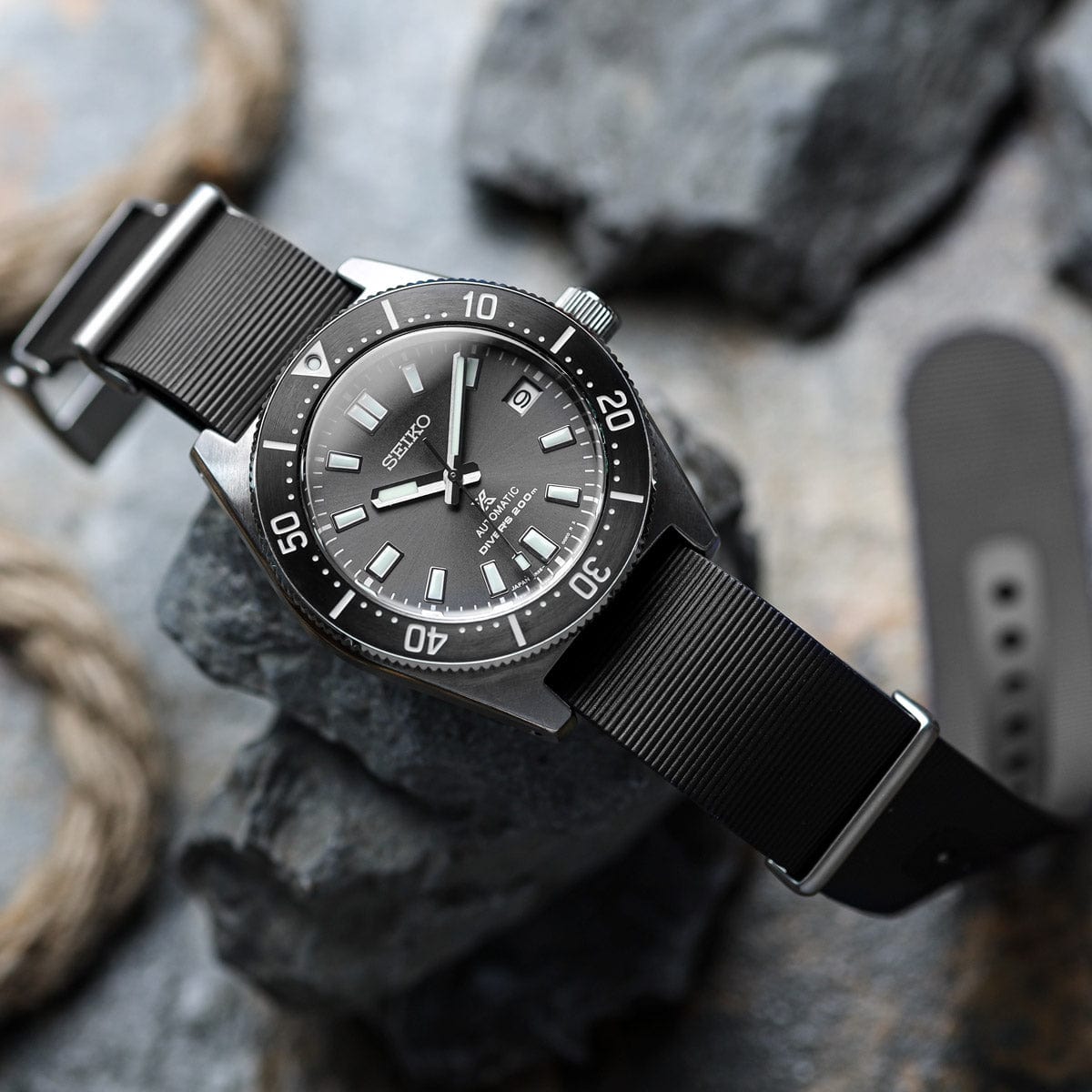 1973 British Military Watch Strap: 328 MARINE - Tactical - Orange