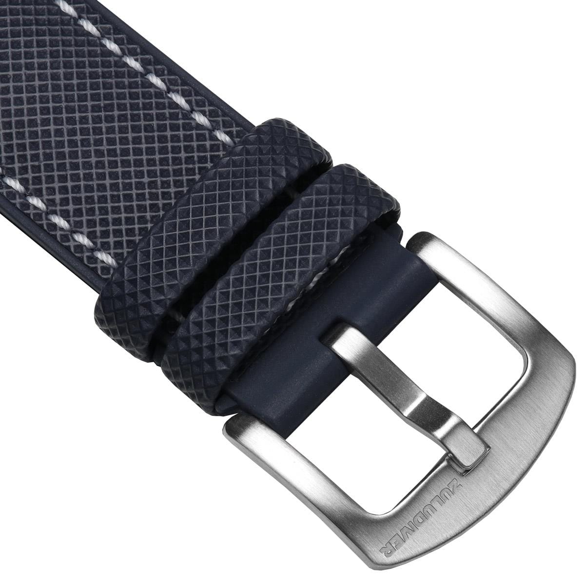 ZULUDIVER Anvil FKM Rubber Watch Strap - Blue