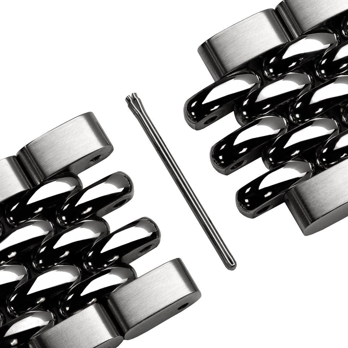 Premium Stainless Steel Beads of Rice Watch Bracelet