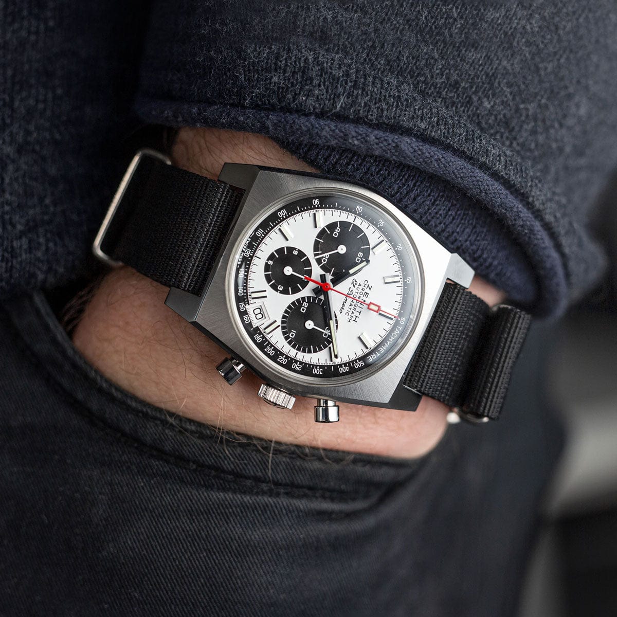 ZULUDIVER British Military Watch Strap: CADET - Combat Black - Polished