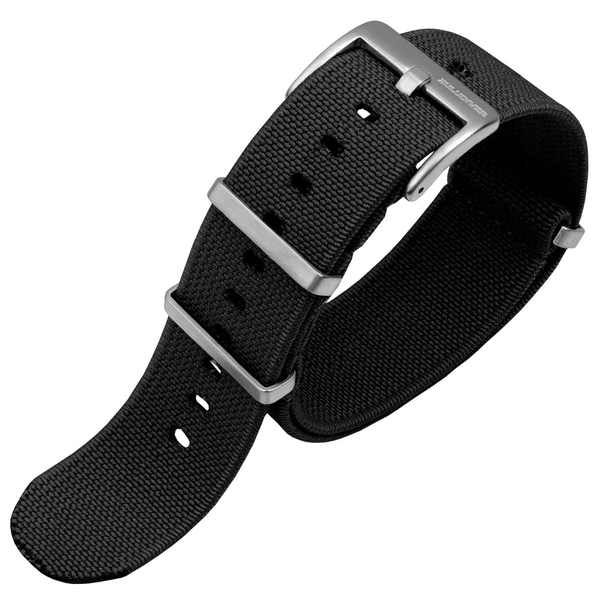 ZULUDIVER 1973 British Military Watch Strap: AIRBORNE Elastic - Black