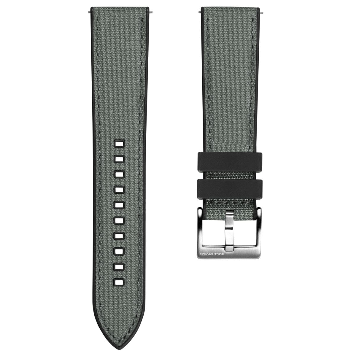 ZULUDIVER Endurance Extreme Rubber Watch Strap - Nimrod