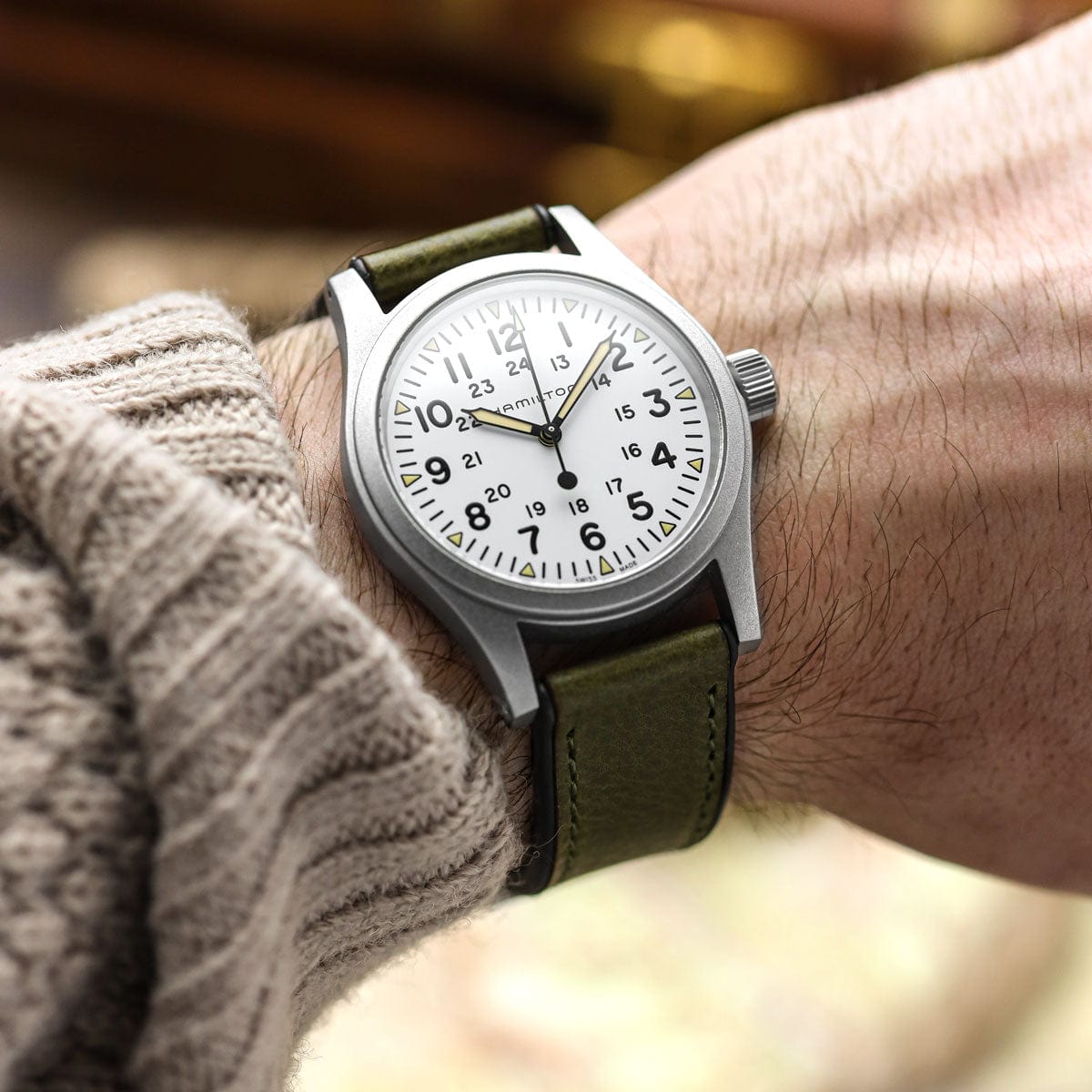 ZULUDIVER Endurance Rubber Watch Strap Brushed Buckle - Kalahari Brown