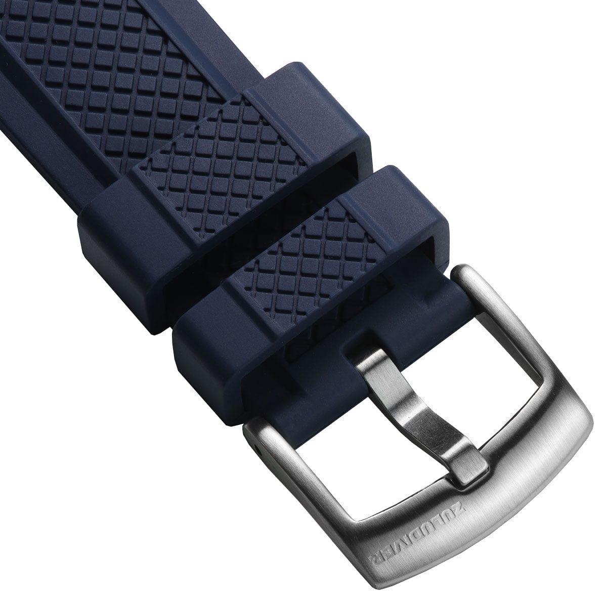 ZULUDIVER Hartland FKM Rubber Watch Strap - Blue