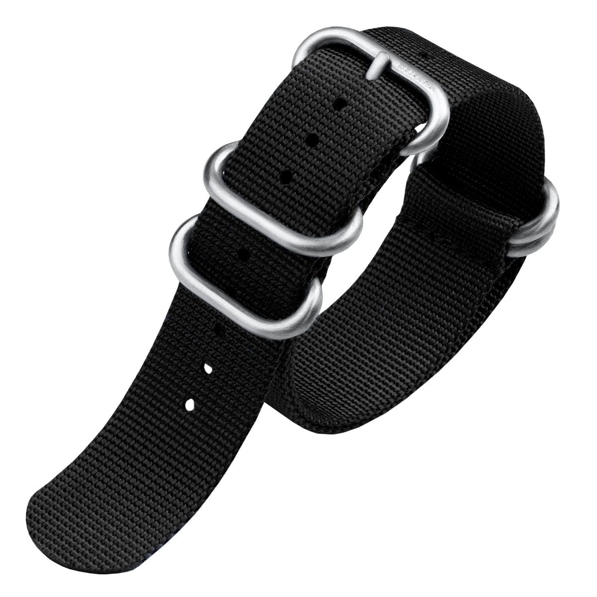 ZULUDIVER Heavy Duty ZULU Watch Strap - Black