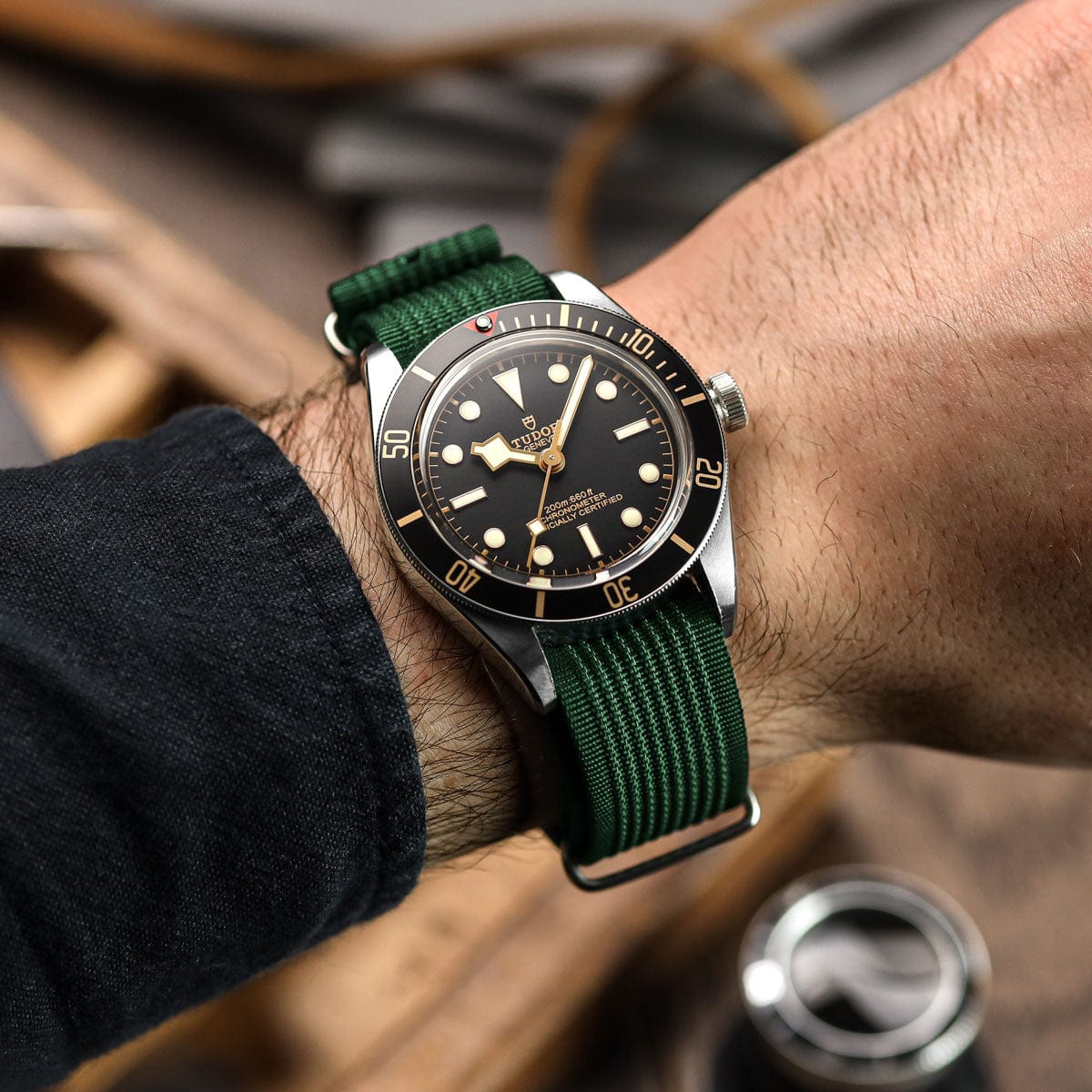 ZULUDIVER 1973 British Military Watch Strap: HydraRib - Athena