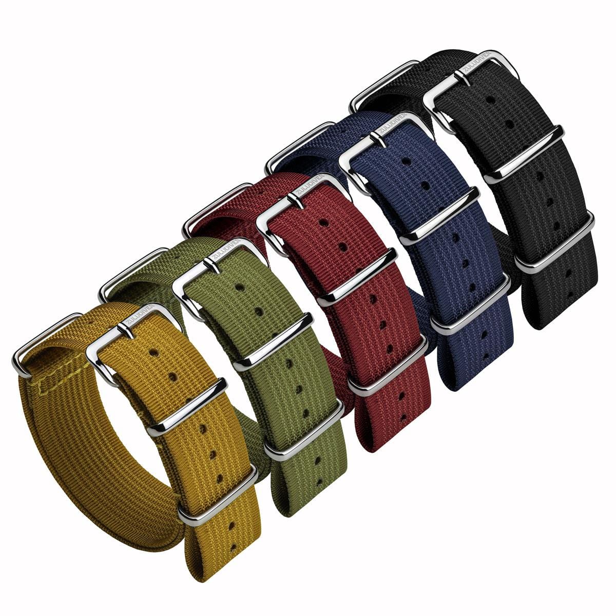 ZULUDIVER 1973 British Military Watch Strap: HydraRib - Sparta