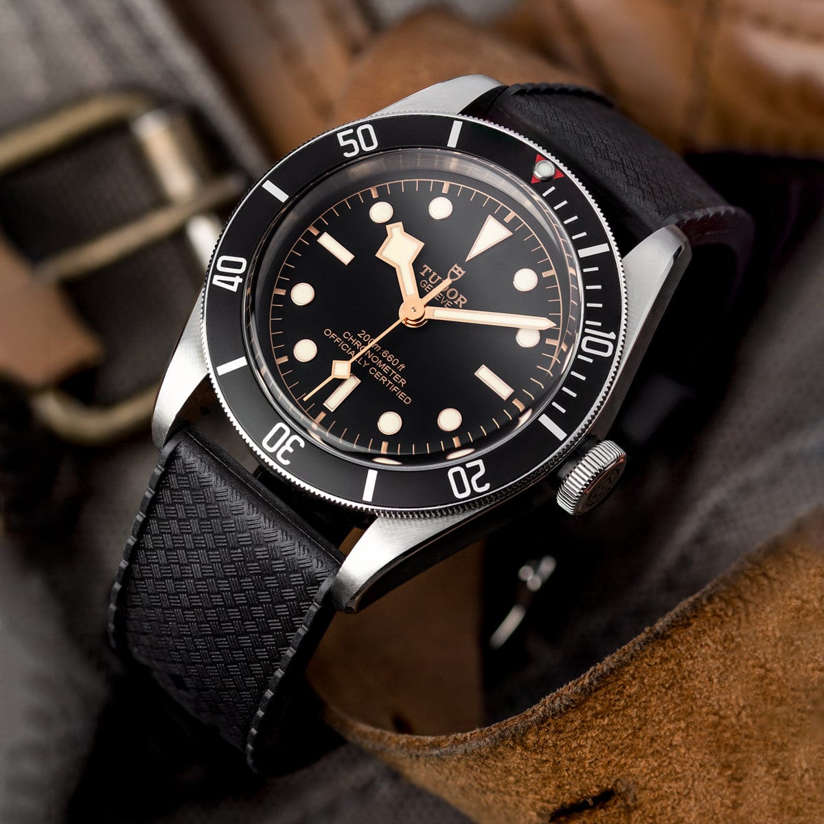 Vintage Tropic Rubber Watch Strap
