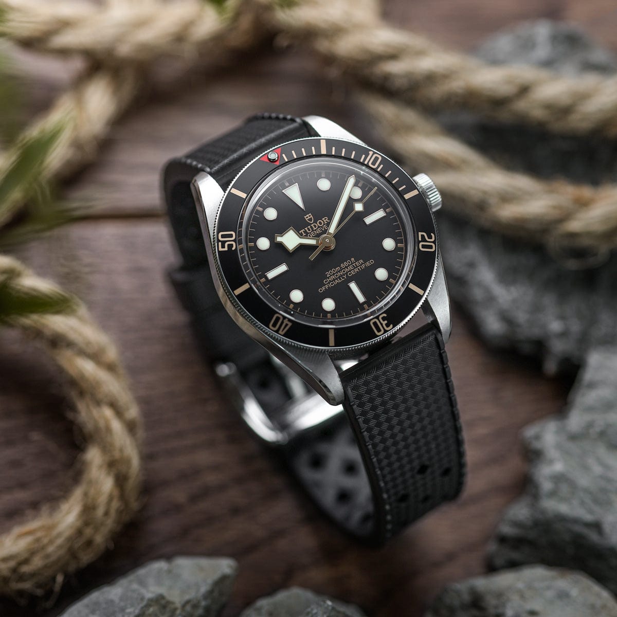 Vintage Tropic Rubber Watch Strap