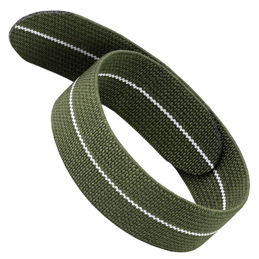 ZULUDIVER OctoPod Watch Strap - Terceira - Green White Stripe