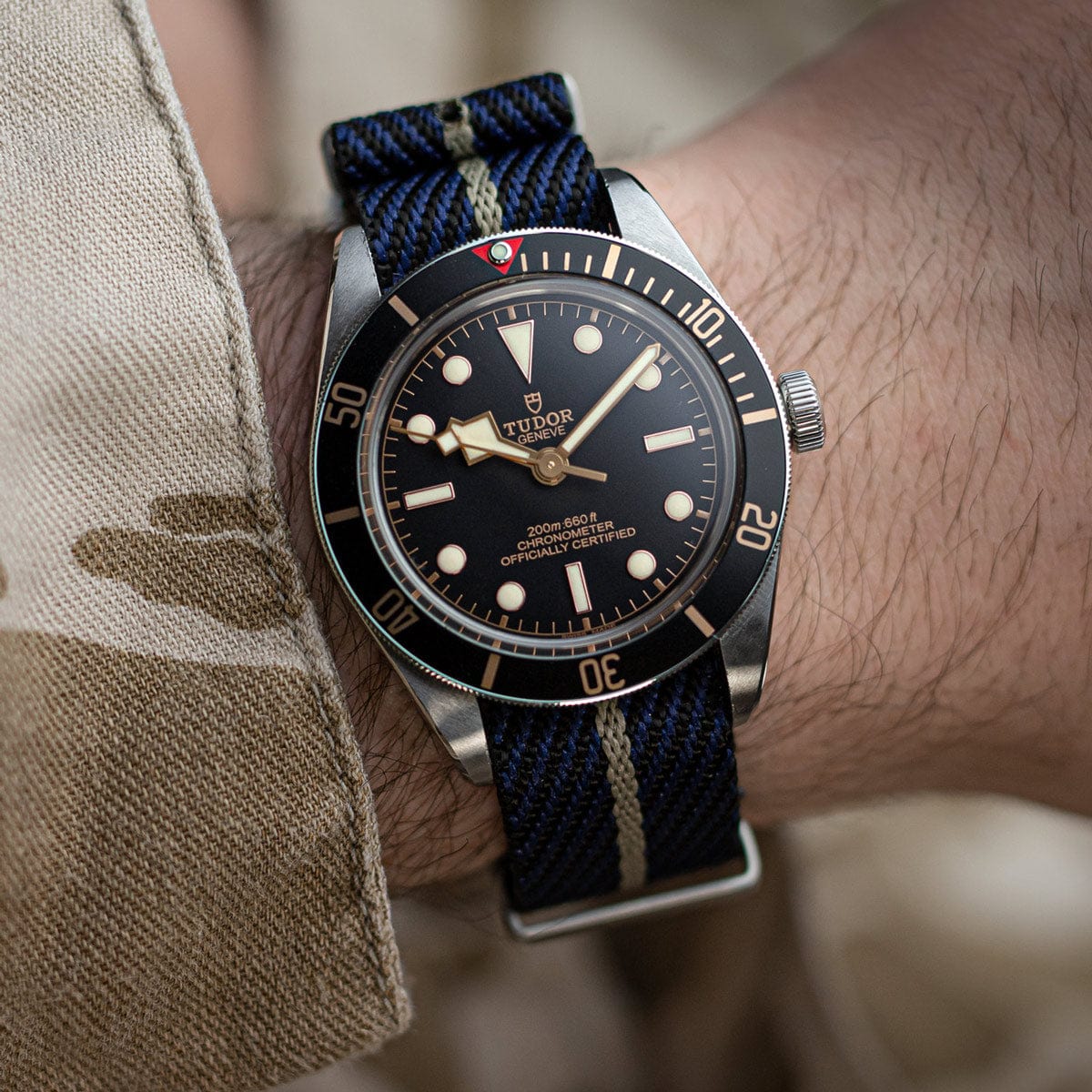 ZULUDIVER 1973 British Military Watch Strap: INFANTRY - Ridgback