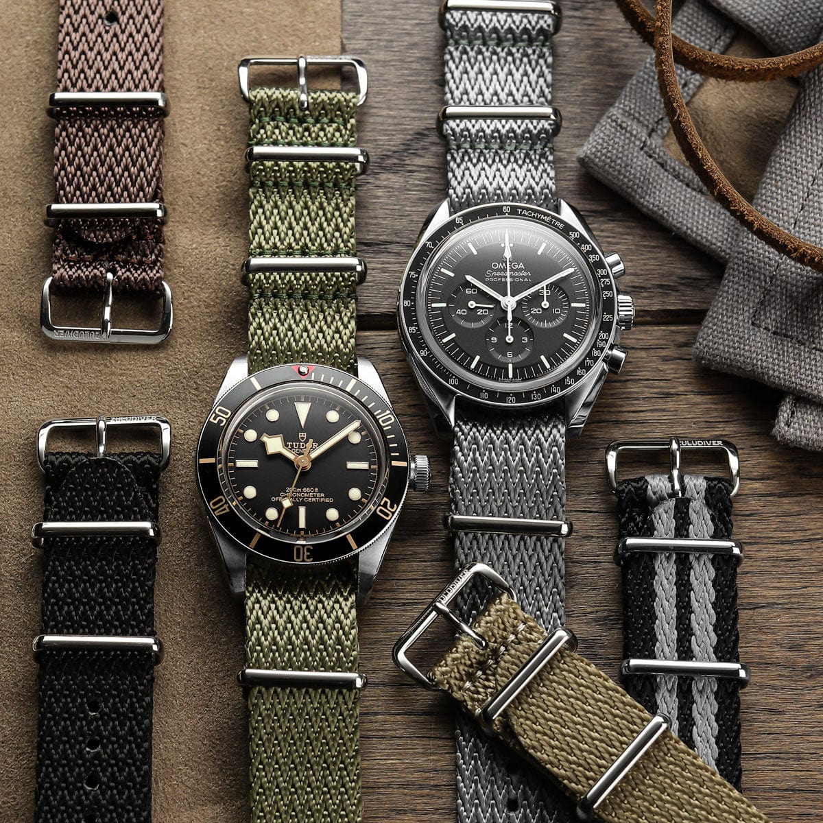 ZULUDIVER Shark Military Nylon Watch Strap - Mako