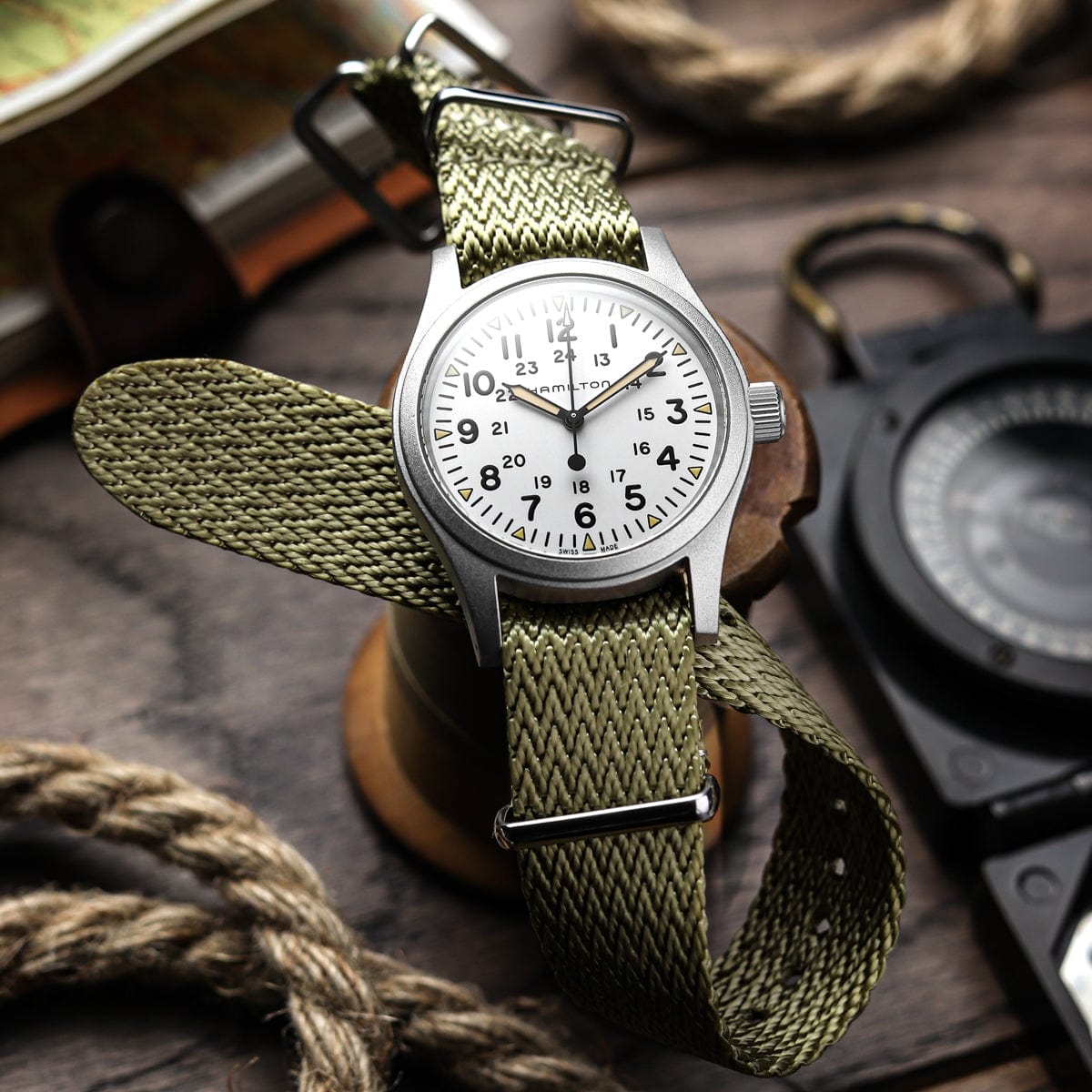 ZULUDIVER Shark Military Nylon Watch Strap - Mako