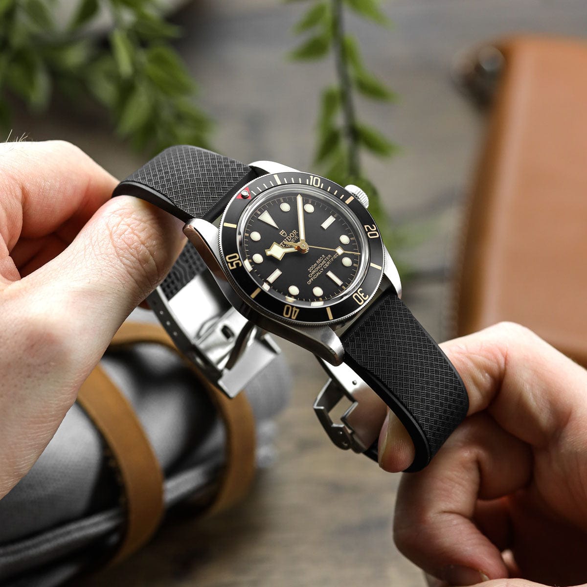 ZULUDIVER TSUNAMI Rubber Deployant Watch Strap