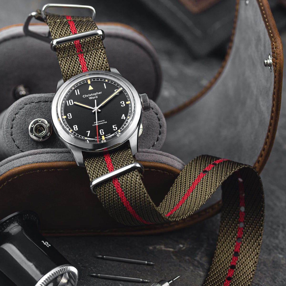 ZULUDIVER 1973 British Military Watch Strap: INFANTRY - Terrier