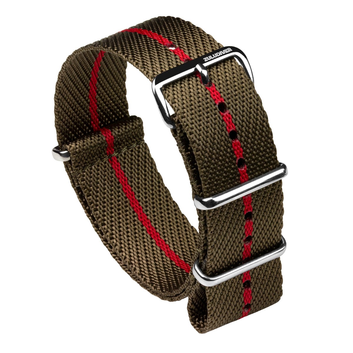 ZULUDIVER 1973 British Military Watch Strap: INFANTRY - Cougar