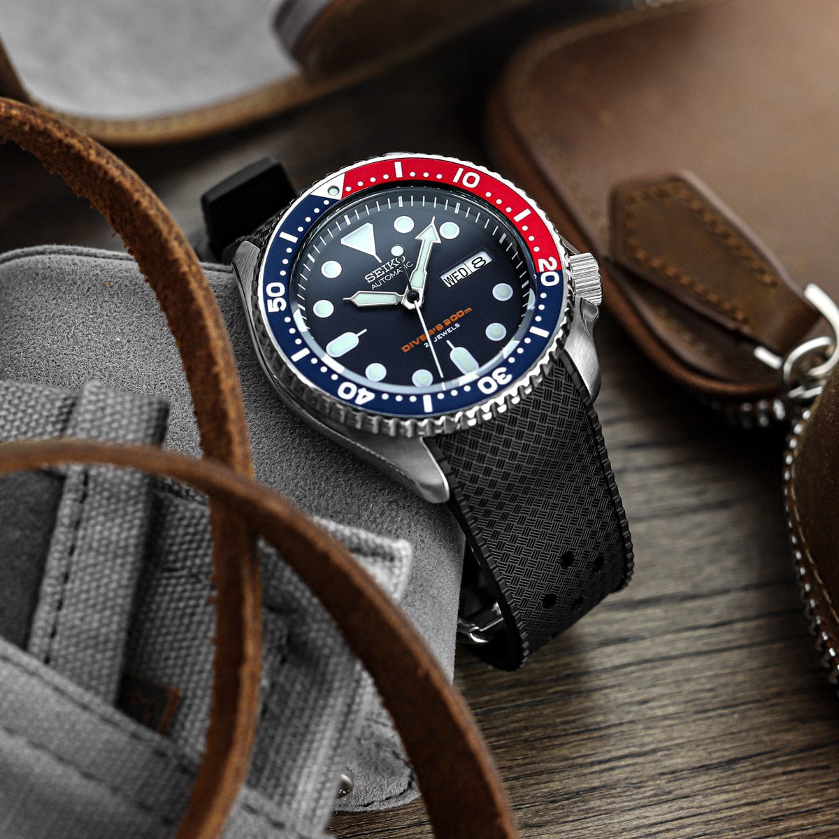 Tropic Strap Skx007 Zulu Strap Seiko Tropical Rubber Watch Strap