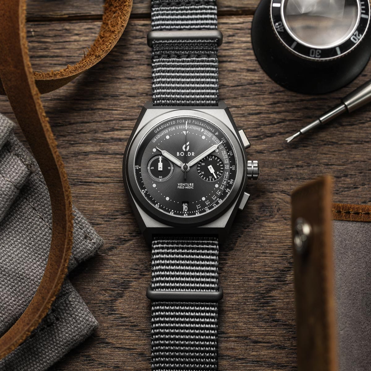 Boldr Venture Field Medic IV Chronograph Watch