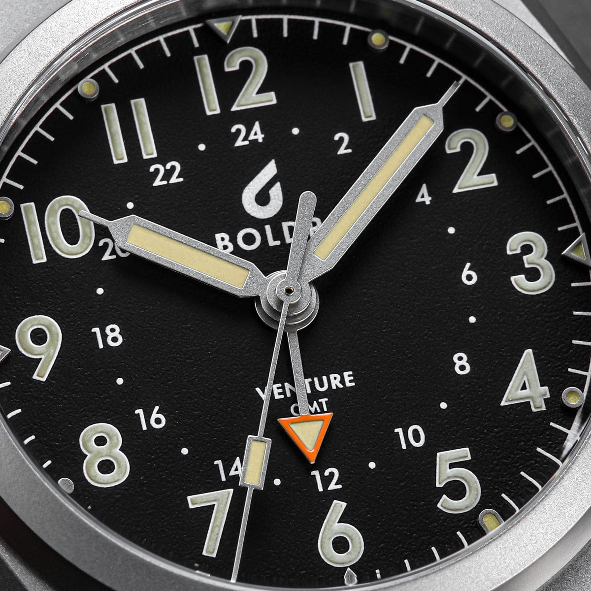 Boldr Venture GMT Field Watch - Black