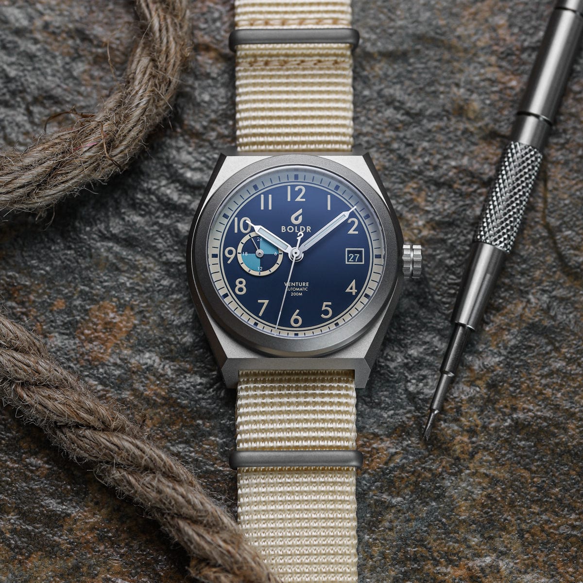 Boldr Venture Wayfarer Automatic Watch - Admiral