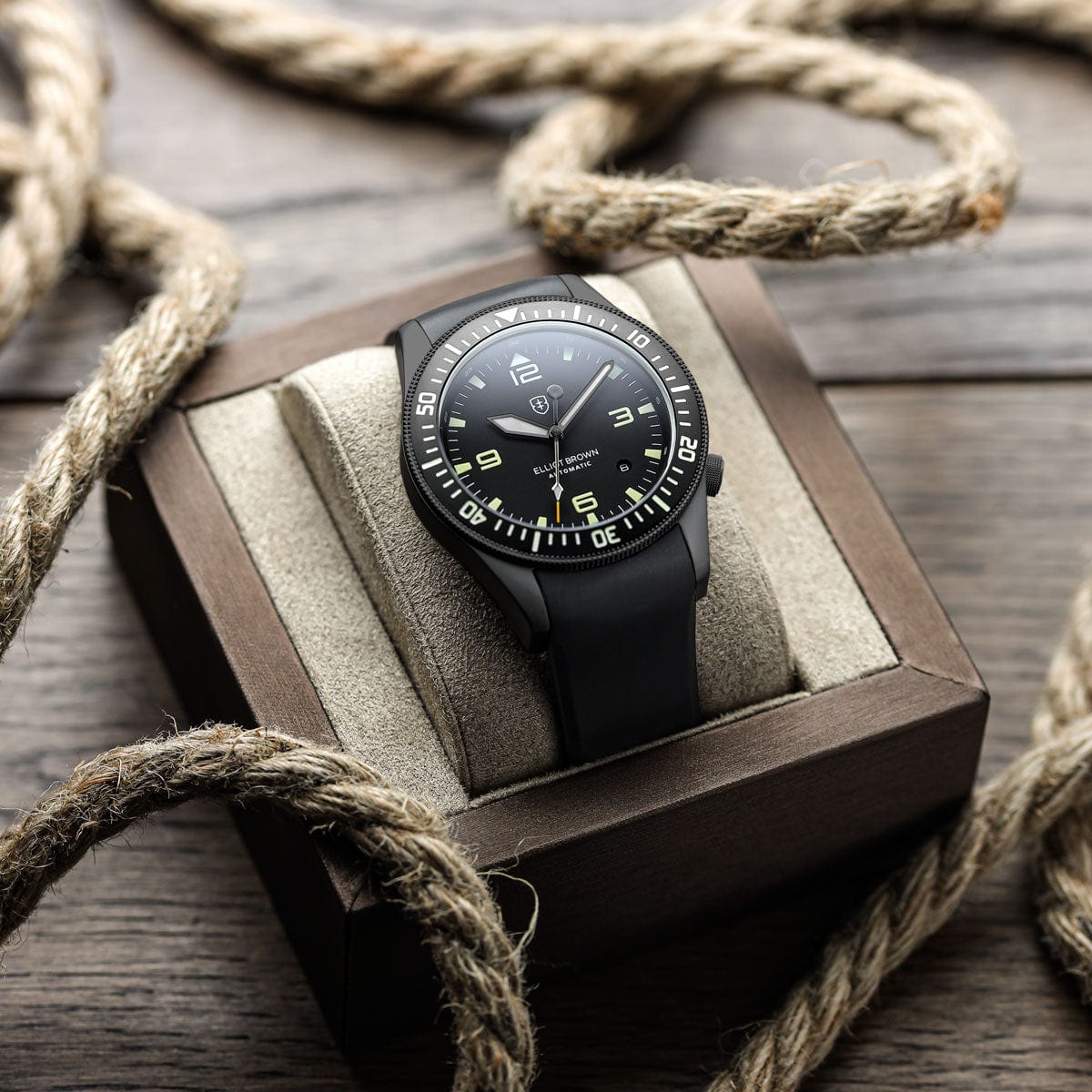 Elliot Brown Holton Automatic 101 - A10 - Black/Grey