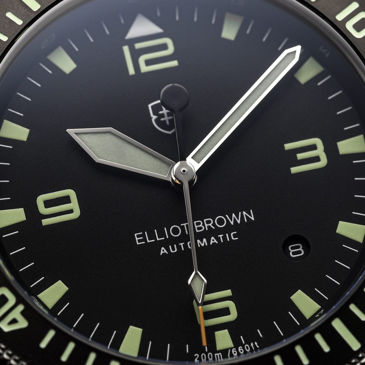 Elliot Brown Holton Automatic 101-A11 - Silver/Black