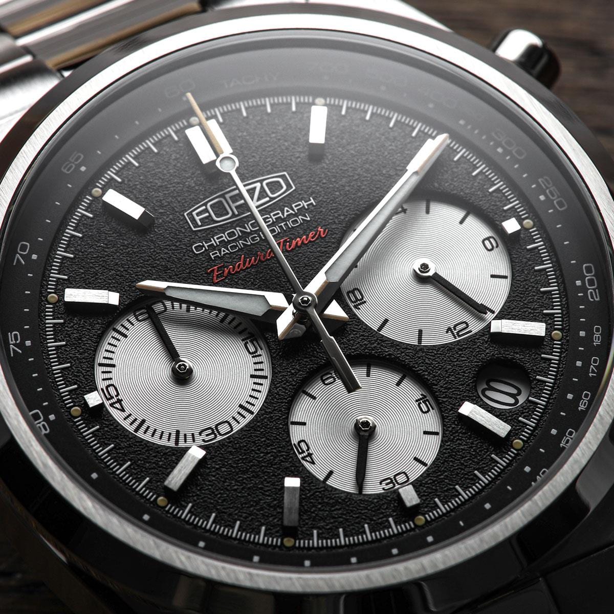 FORZO G2 EnduraTimer Chronograph Watch - Reverse Panda Dial